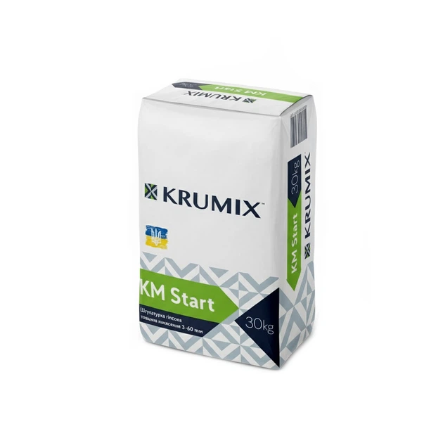 KRUMIX Штукатурка гіпсова КМ Start 30кг/40пал.(3-60мм)