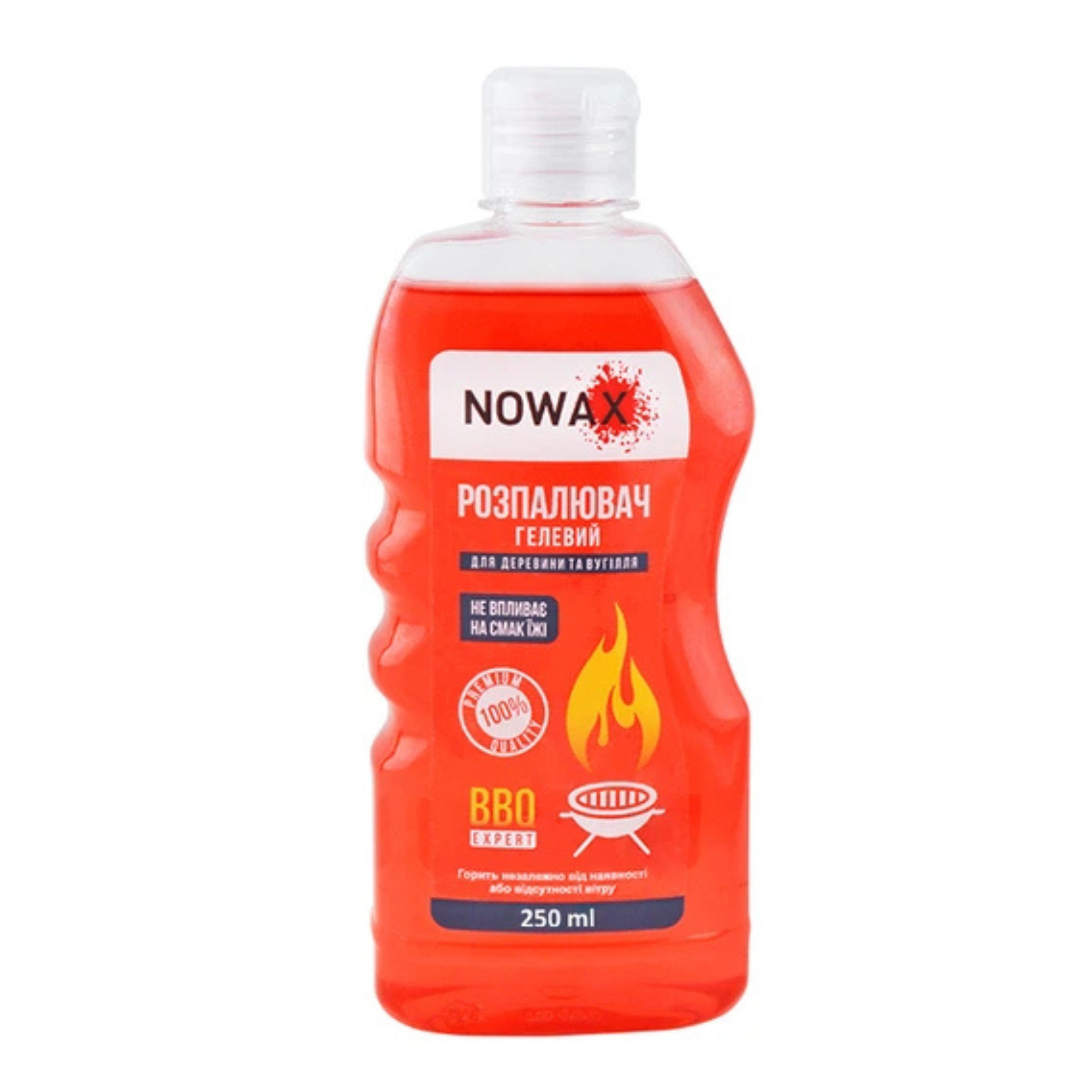NowaX Розпалювач гелевий для деревини і вугілля 250мл (NX25240)