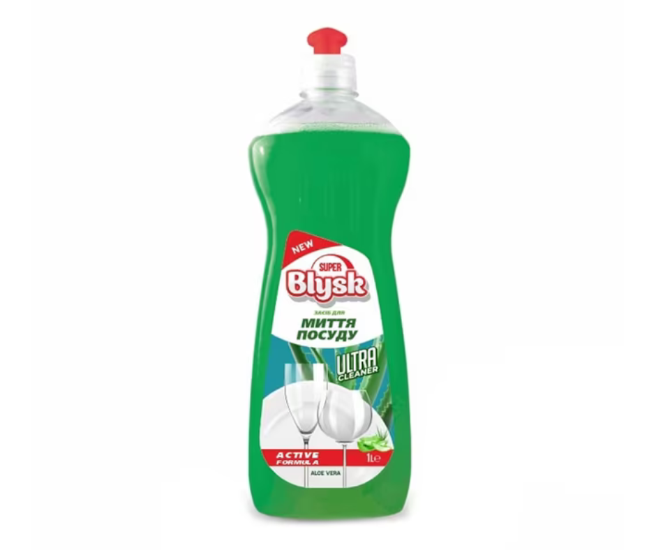 Засіб для миття посуду Super Blysk Алое 1л