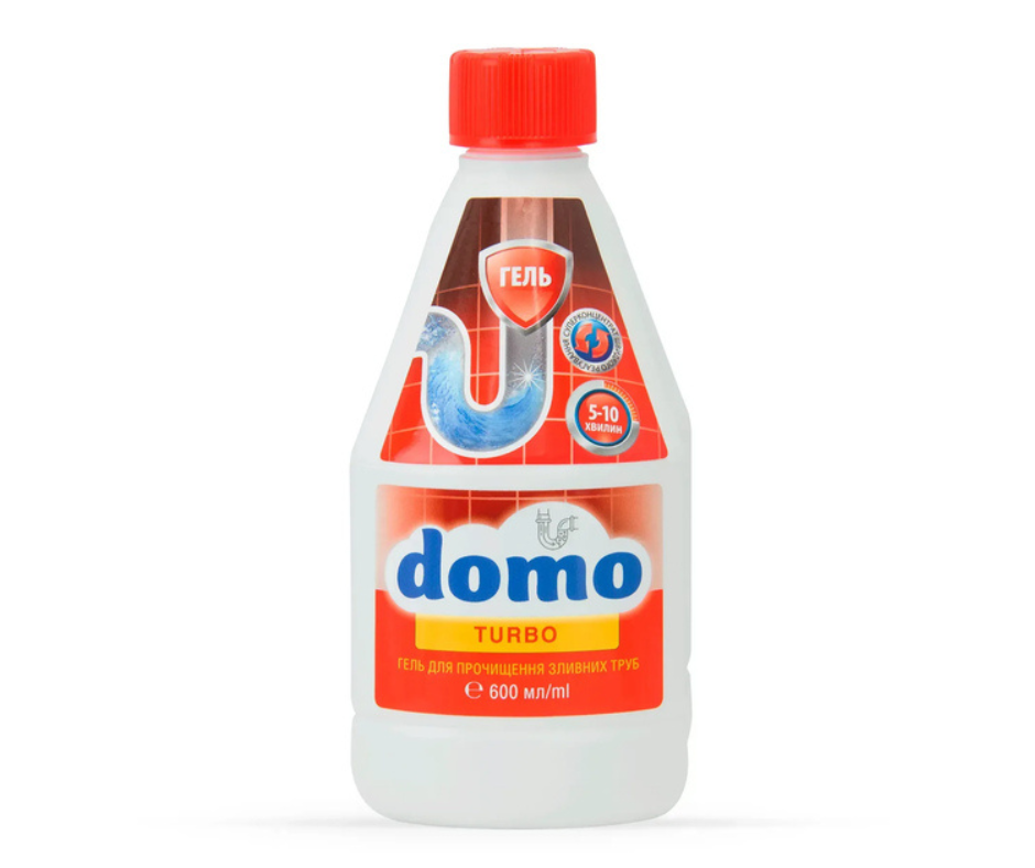 Domo Засіб для чищення труб Turbo (гель) 600мл