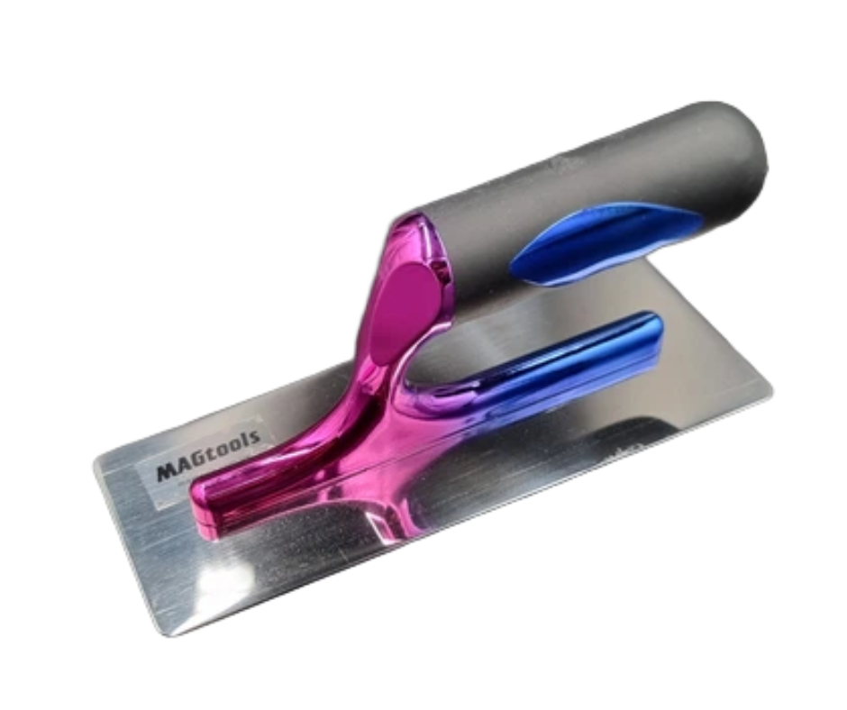 MAGtools Терка нерж. трапец. "Венеціанка" фіолет 195х75мм (Арт.3038)
