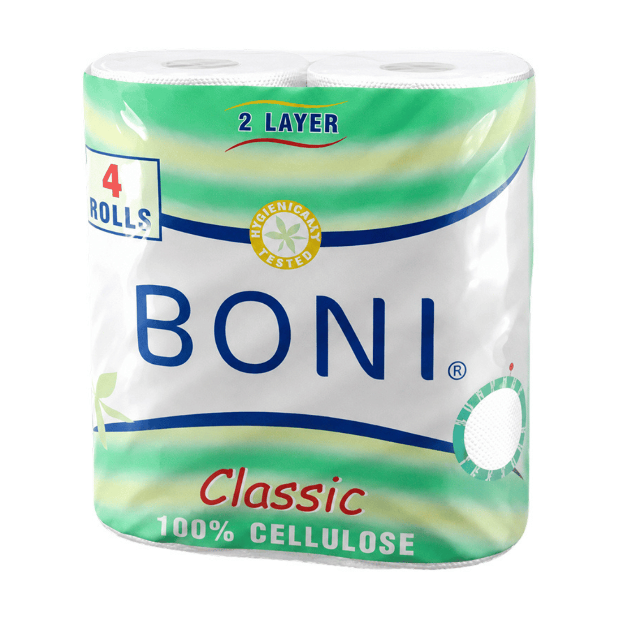 Туалетний папір Boni Classic двошаровий (4шт)