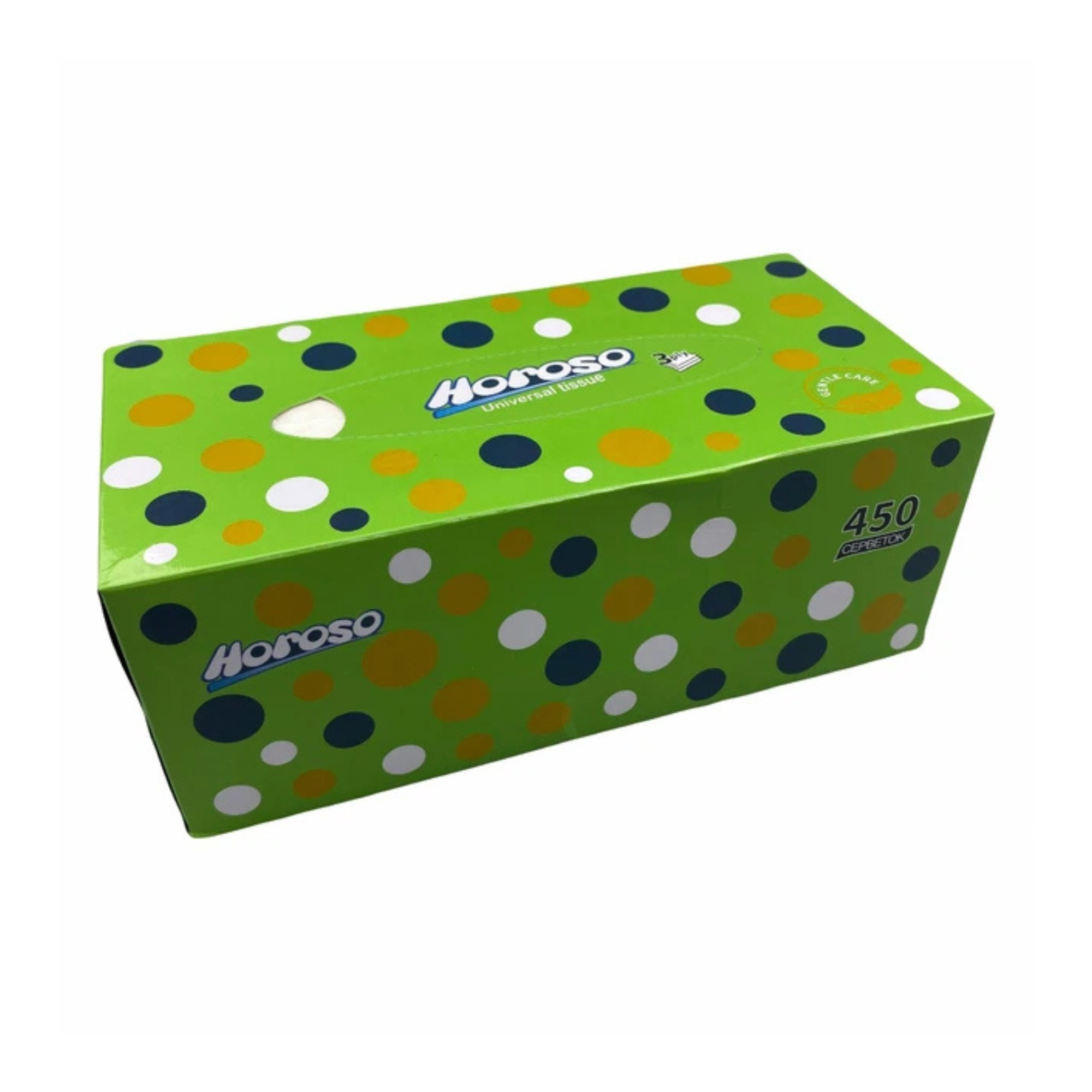 Серветки Horoso 3-шар. 20х20см короб. (450шт)