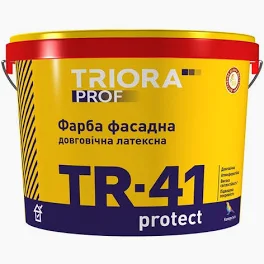 TRIORA Фарба фасадна латексна довговічна TR-41 Protect  3л