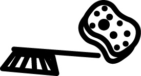 ганчірки губки щітки