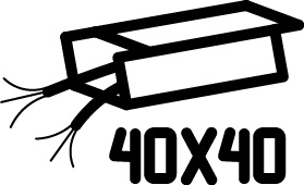 канал  40х40