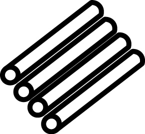 стержні клейові