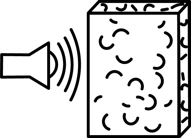 Вата акустична