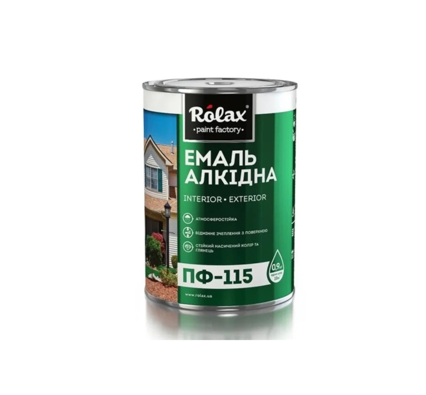 Rolax Емаль ПФ-115 Жовта 0,9 кг