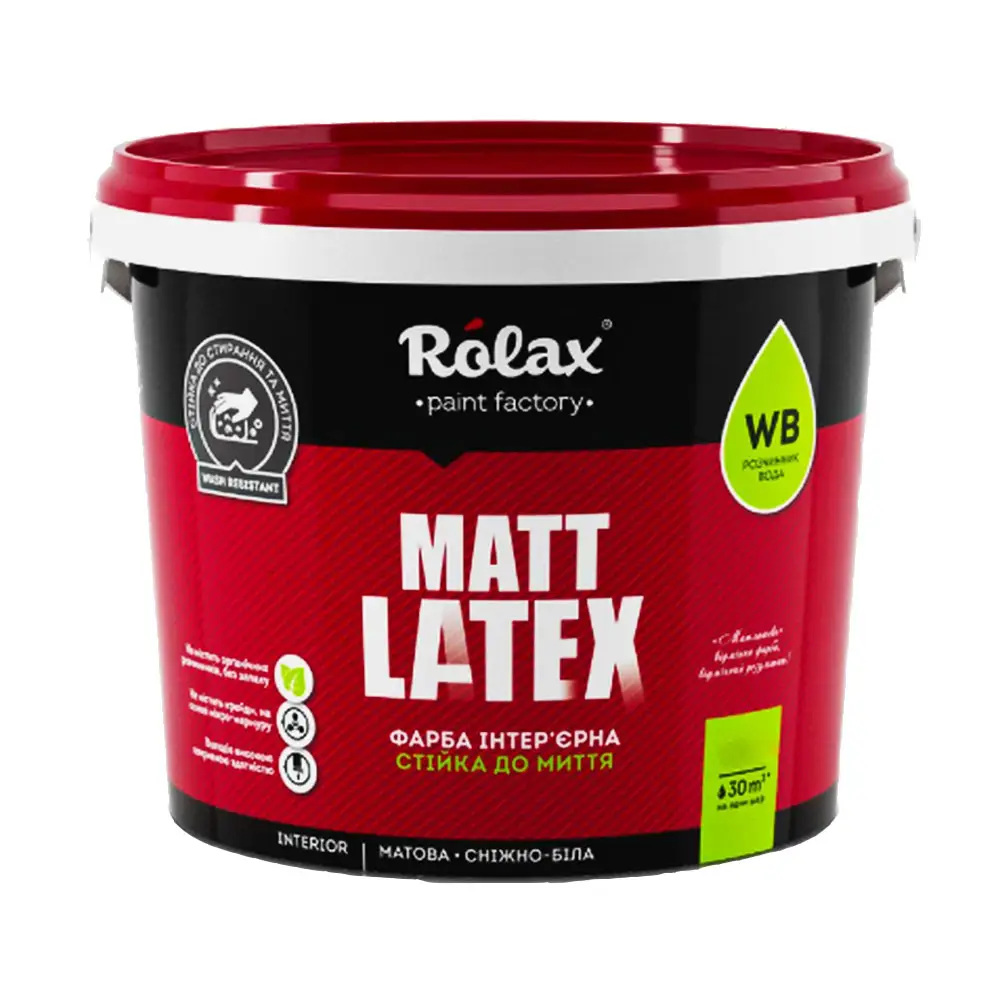 Rolax Mattlatex "Акрил супер"  3л. 4,2 кг.