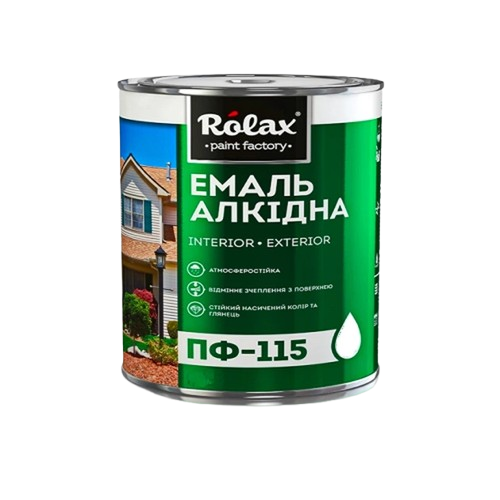 Rolax Емаль ПФ-115 Жовто-коричнева 2,8 кг
