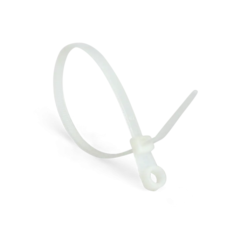 HOROZ Хомут пластиковий з кільцем 4,2х220мм (100шт/уп)Білі