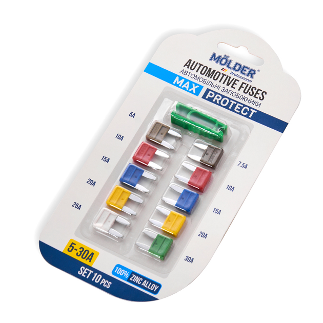 MOLDER Набір міні запобіжників (5А-30А) MA22200