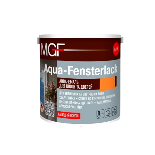 MGF акваемаль для вікон та дверей Aqua-Fensterlack 2,5л
