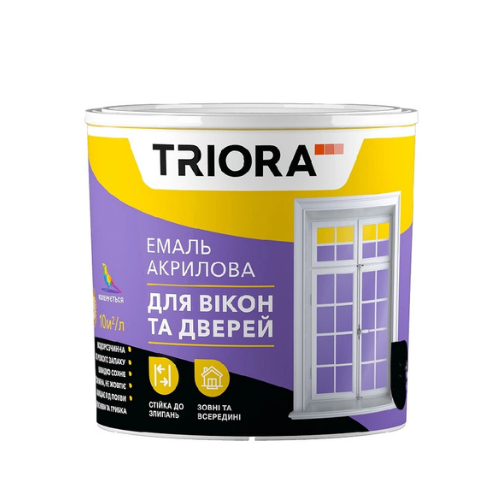 TRIORA Емаль акрилова для вікон та дверей 0,75л