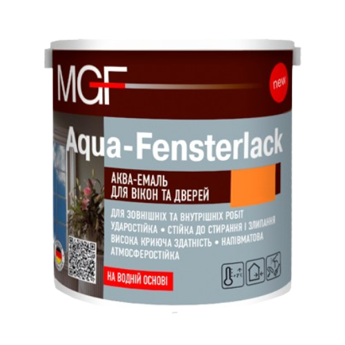 MGF акваемаль для вікон та дверей Aqua-Fensterlack 0,75л