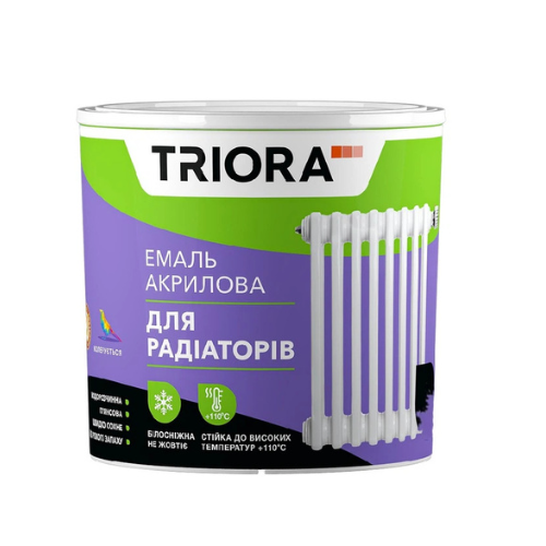 TRIORA Емаль акрил. для радіаторів 0,75л