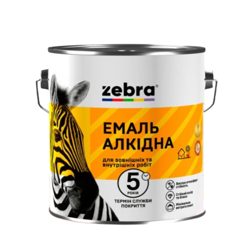 Zebra емаль алкідна 0,9кг (14) біжевий
