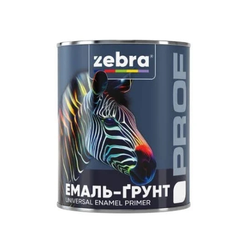Zebra грунтовка 0,9 кг (18)  темно-сіра