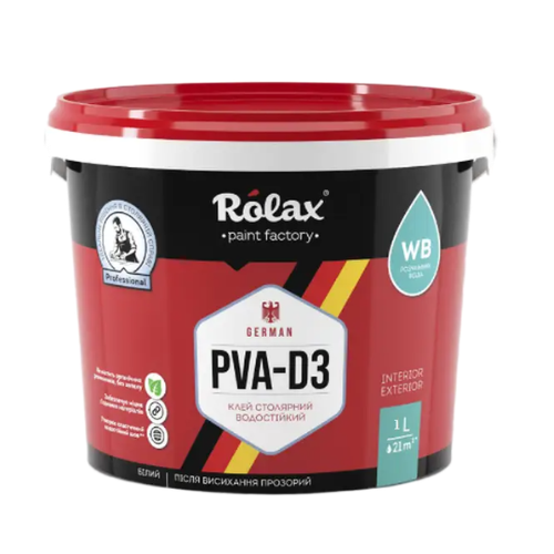 Rolax Клей столярний PVA-D3  350мл