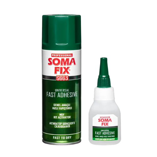 SOMA FIX Клей 50гр + активатор швидкого склеювання 200мл S663