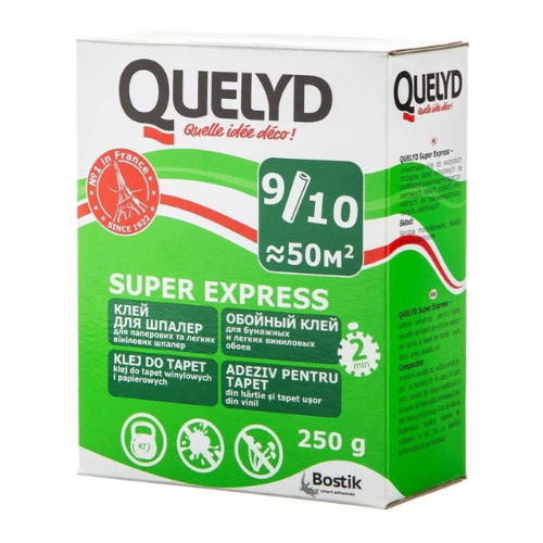 Quelyd Клей для шпалер СУПЕР ЕКСПРЕС (250г)
