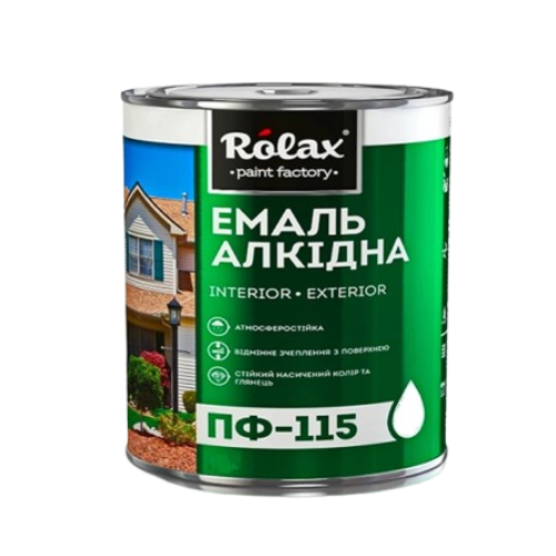 Rolax Емаль ПФ-115 Коричнева 2,8 кг