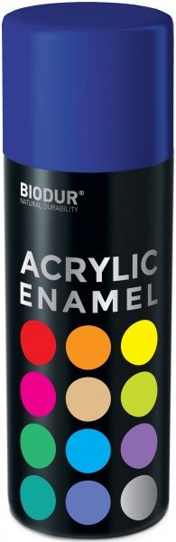 BIODUR Фарба аерозоль акрилова 400мл (5002) синя