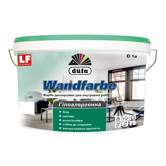 Dufa D1a Wandfarbe 10л (14кг) диспер.матова