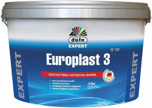 Dufa Europlast 3 DE Глибоко Матова 103 10л 15,8 кг
