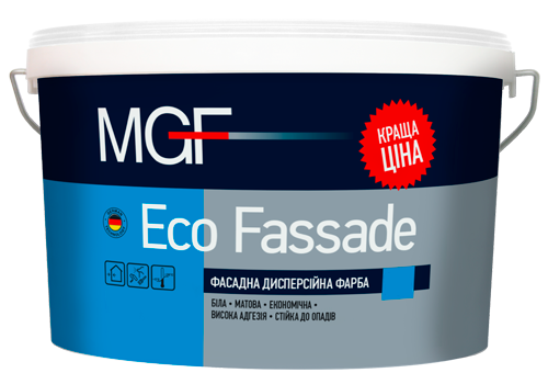 MGF фарба фасадна  1л (1,4кг) Eco Fassade (8шт/уп)