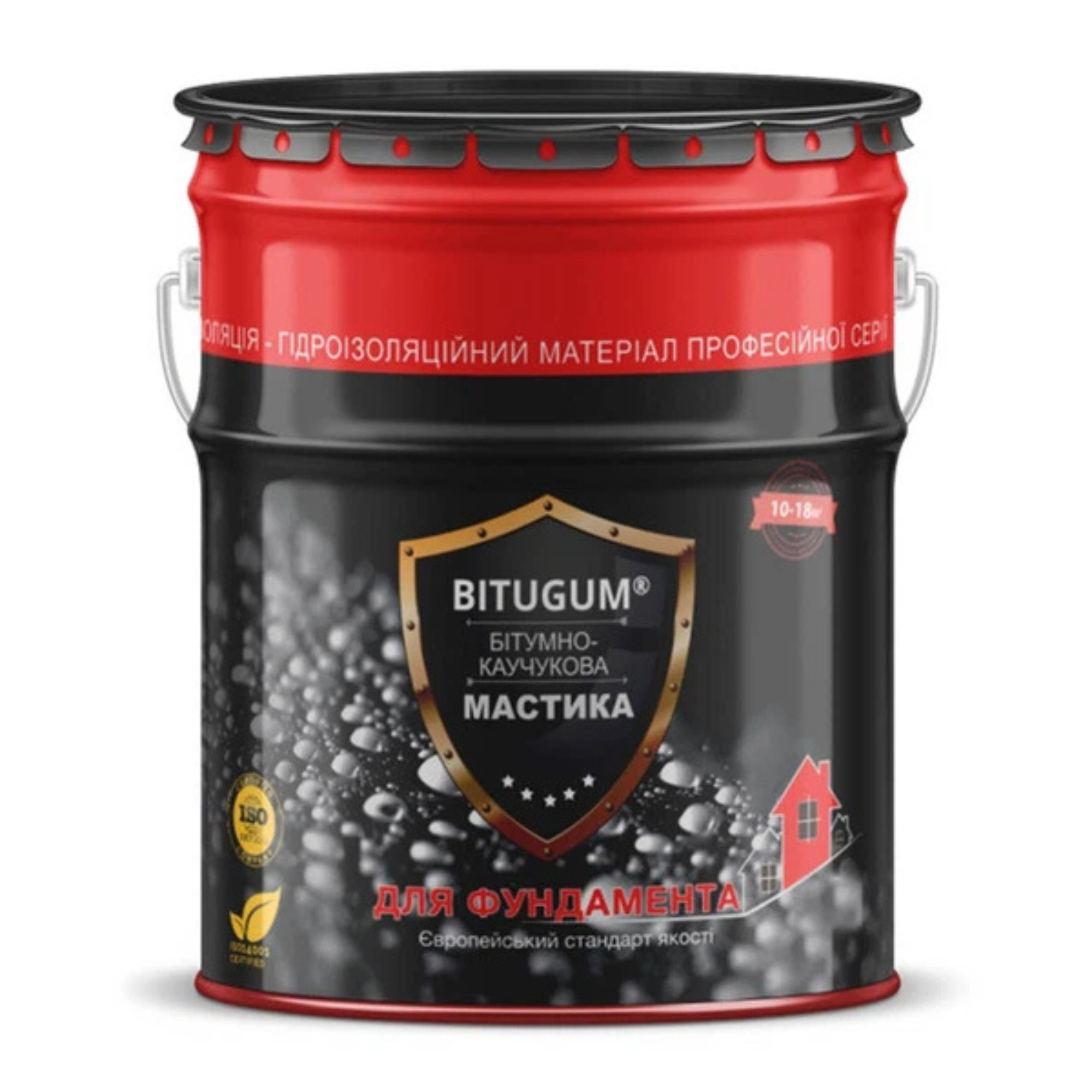 BITUGUM Мастика бітумно-каучук. (для фундаменту)  5кг