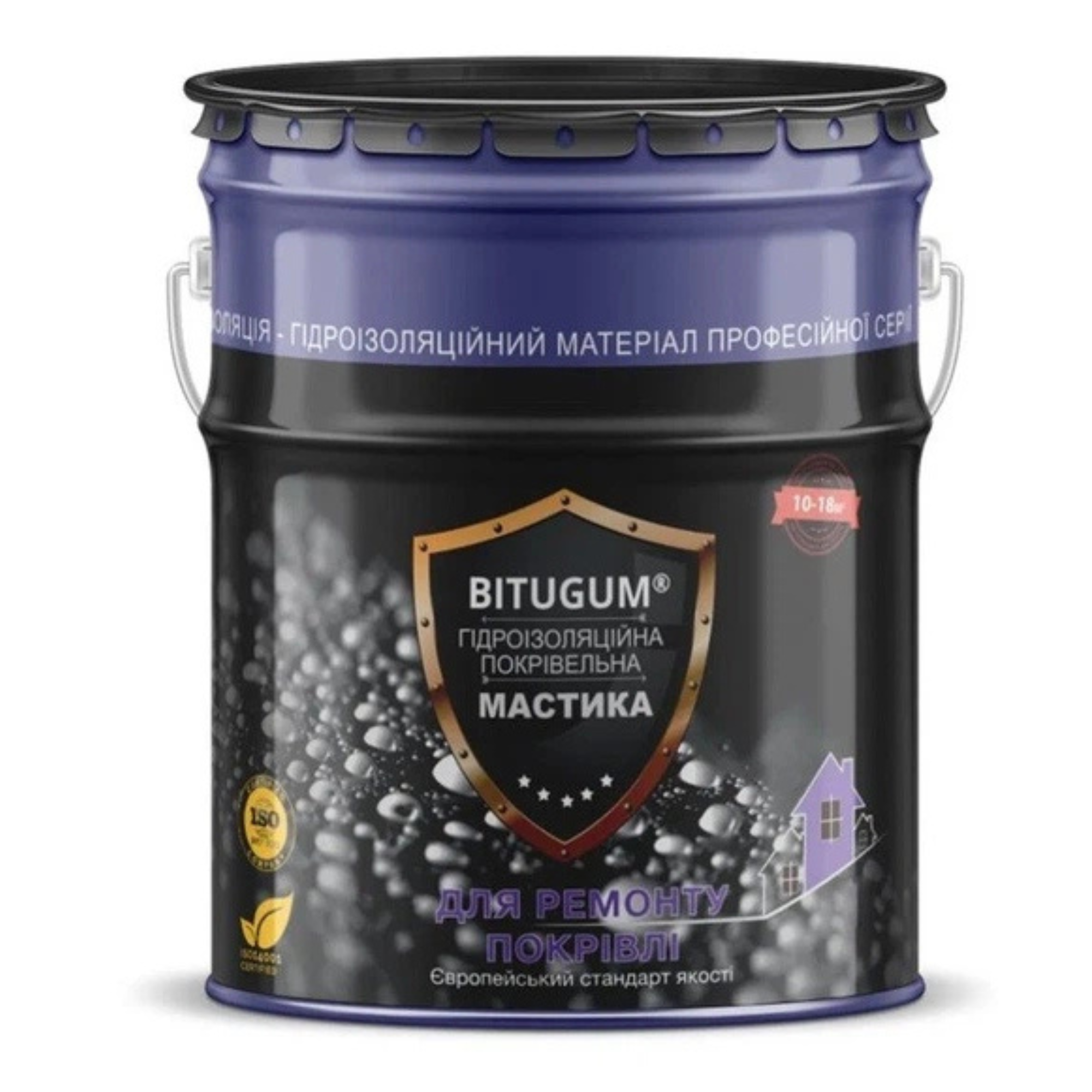 BITUGUM Мастика гідроізоляц. покрівельна (д/ремонту покрівлі)  3кг