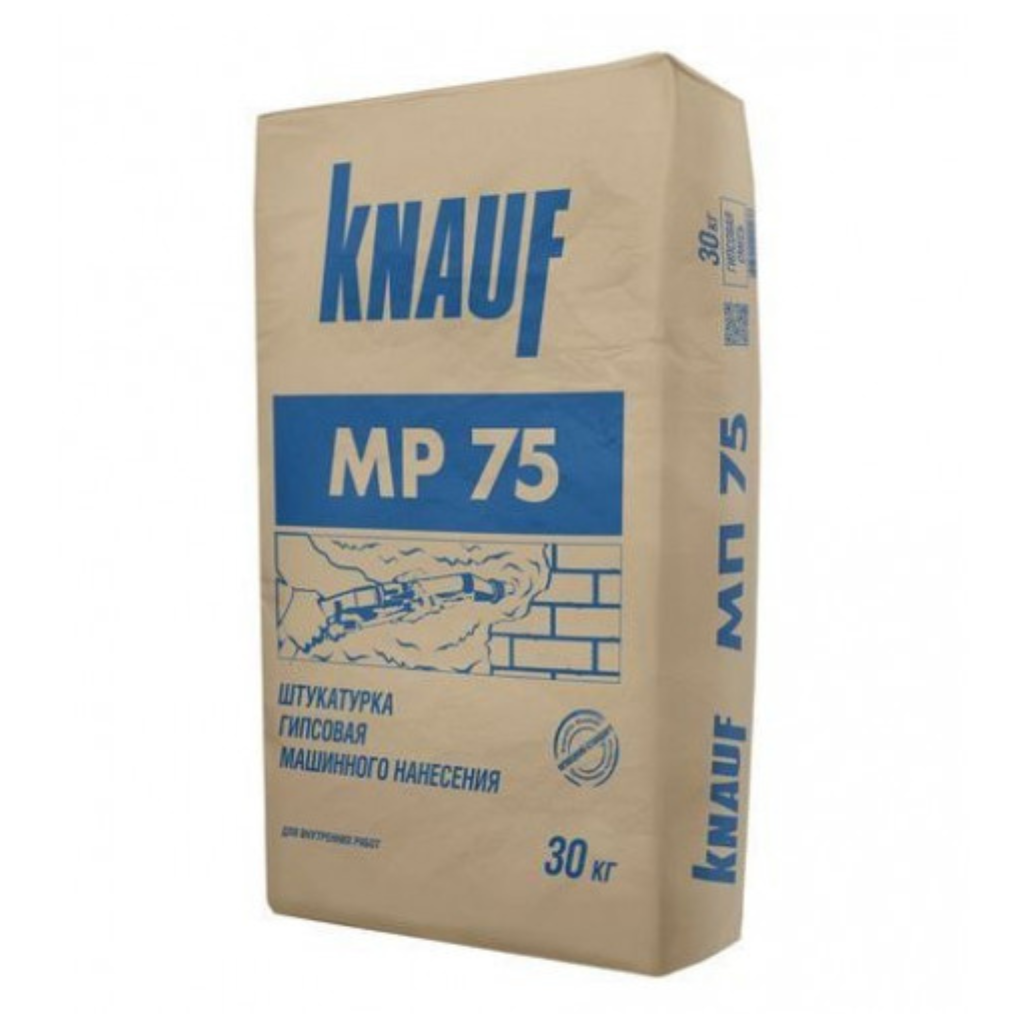 Knauf МП -75 машинна штукатурка гіпсова (8-50мм) 30кг