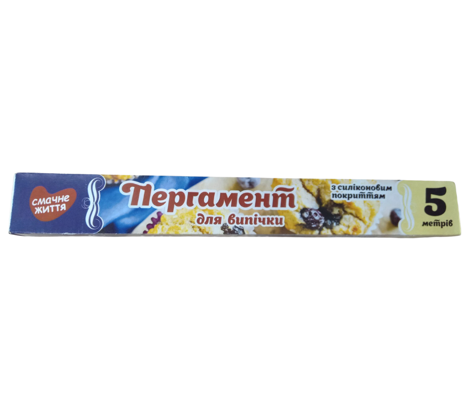 Пергамент "Смачне життя" білий силік. 5м