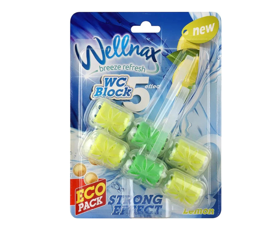 Туалетний блок Wellnax Лимон 2х57г (хвоя)