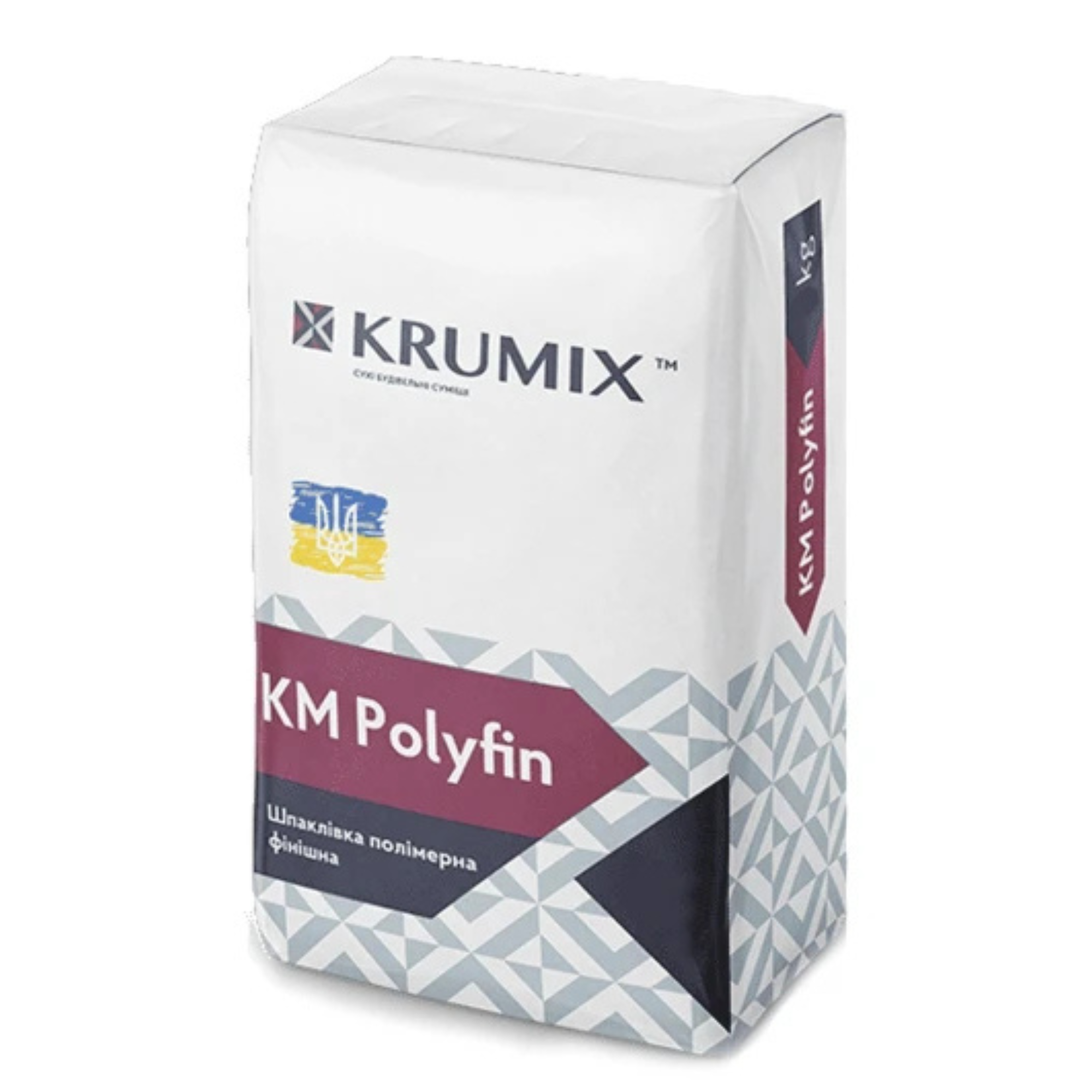 KRUMIX Шпаклівка полімерна фінішна КМ Polyfin 20кг/64пал. (до 3мм)