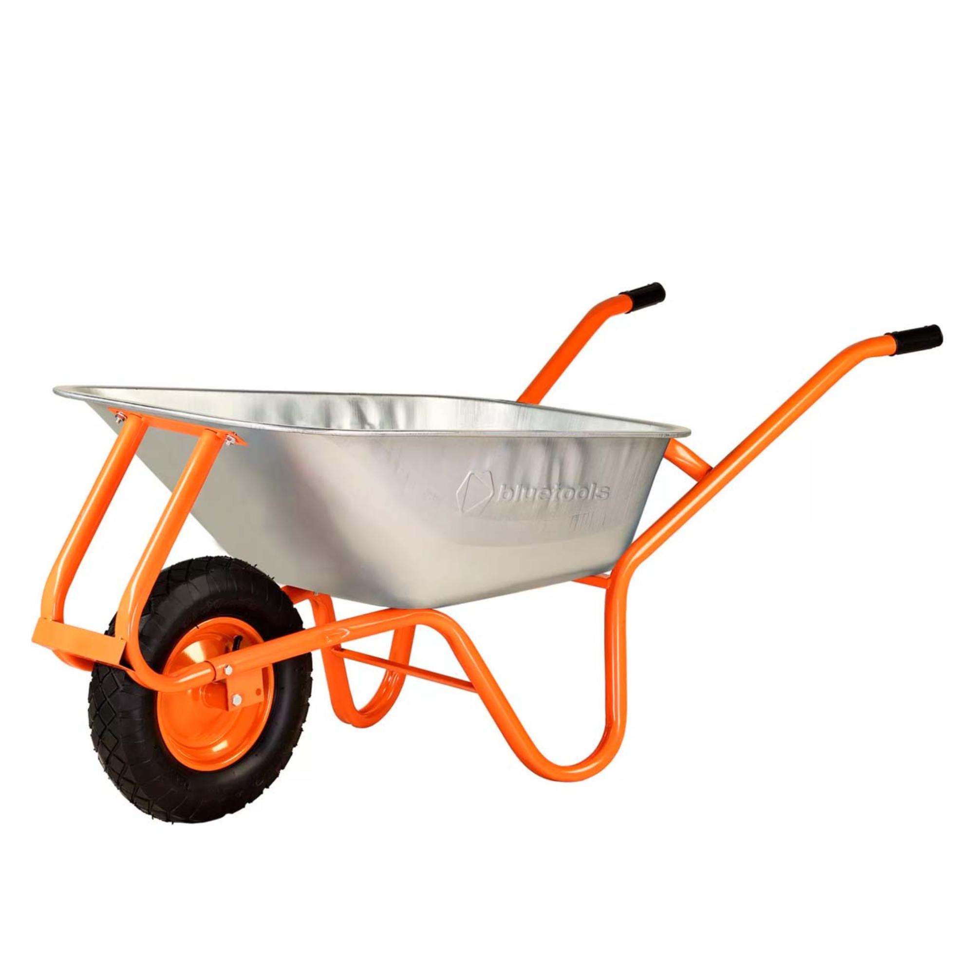 КВІТКА Тачка Standard 90л, рама суцільна оранжева (220-4003)