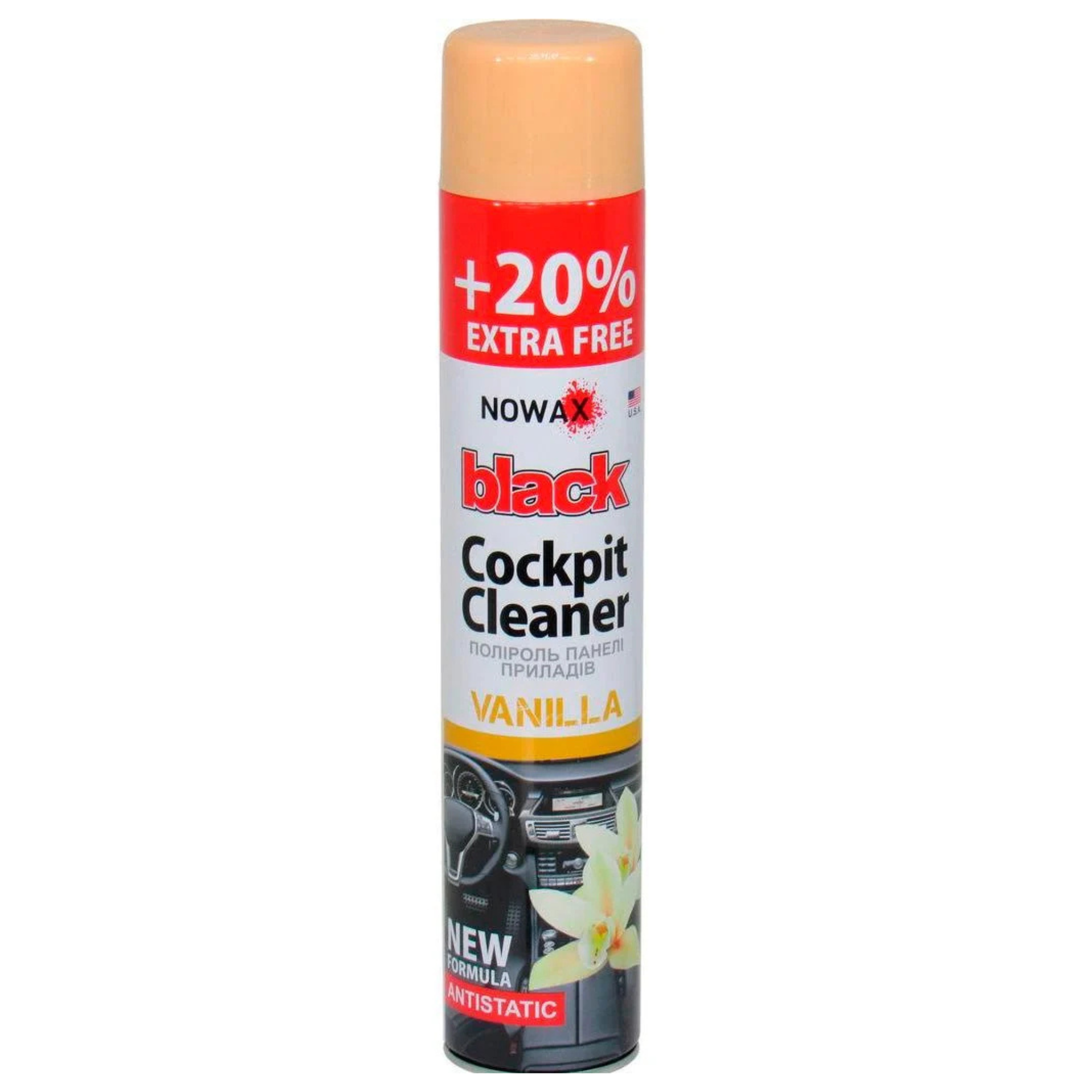 NowaX Поліроль  панелі Spray 750ml-VANILA