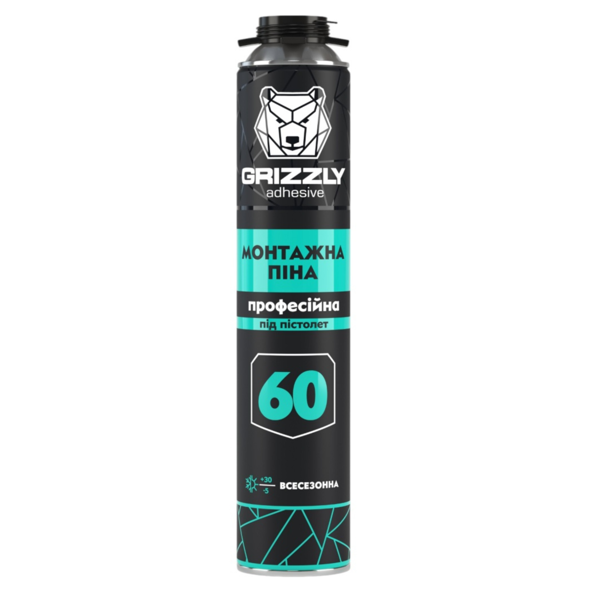 GRIZZLY Піна монтажна Професійна  -5°C /+30°C (60л) 700мл