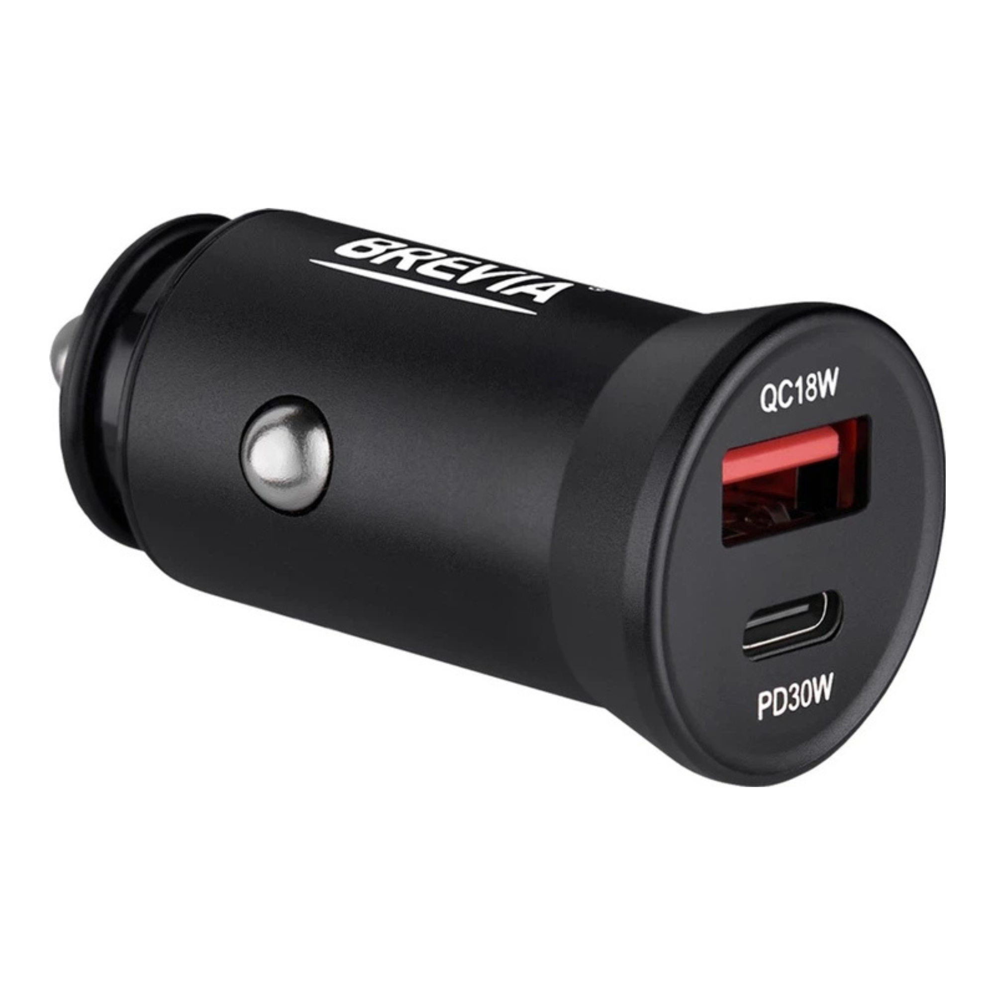 BREVIA Зарядн. пристрій в прикур. ePower DualCharge 30W 1xUSB-C + 1xUSB-A (46130CAB)