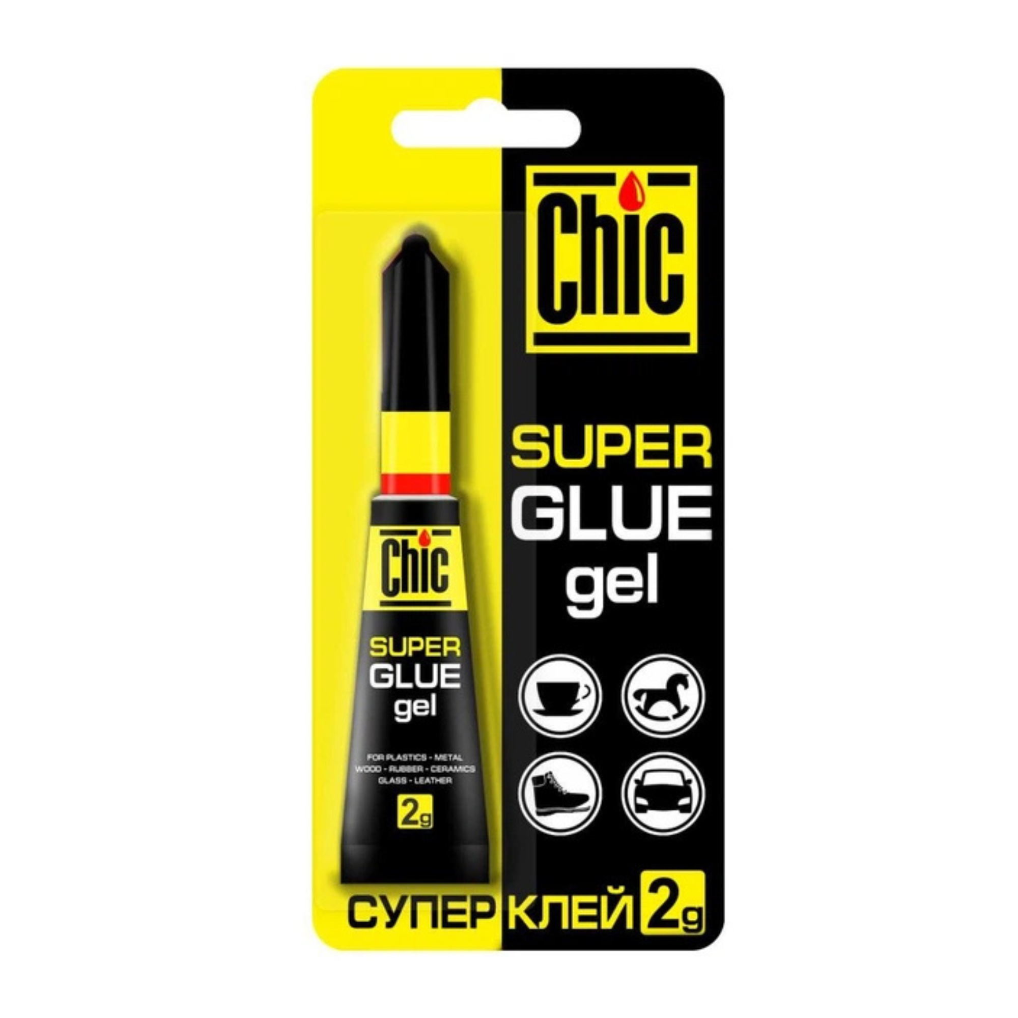 Супер клей гель Chic блістер 2г