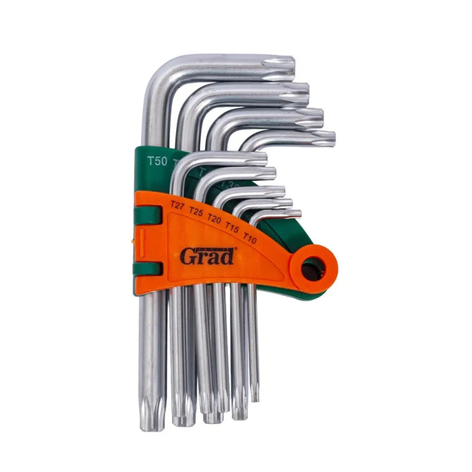 Grad Ключі torx 9 шт. Т10-Т50 зірочка короткі (4022275)