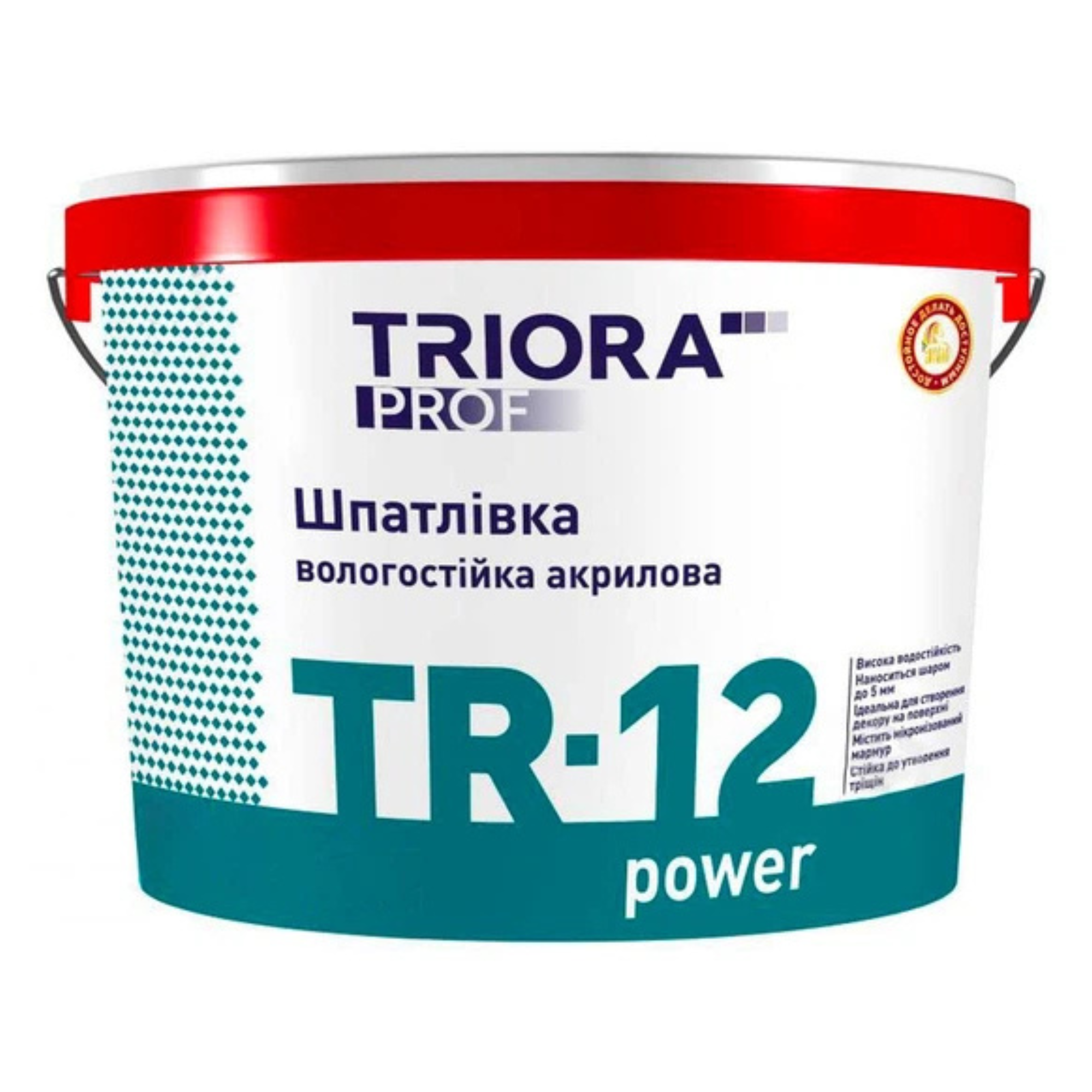 TRIORA Шпатлівка вологостійка для зовнішніх і внутрішніх робіт 1,5кг