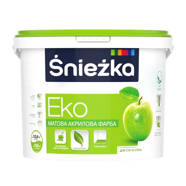 Sniezka Еко  3л (4,2кг) сніжно-біла акрилова