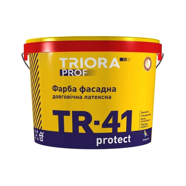 TRIORA Фарба фасадна  3л, латексна TR - база