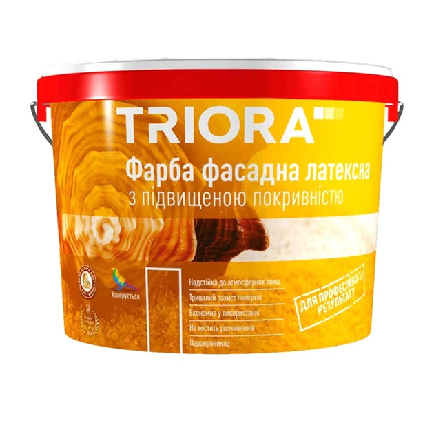 TRIORA Фарба фасадна латексна з підвищ.покрив.  3л