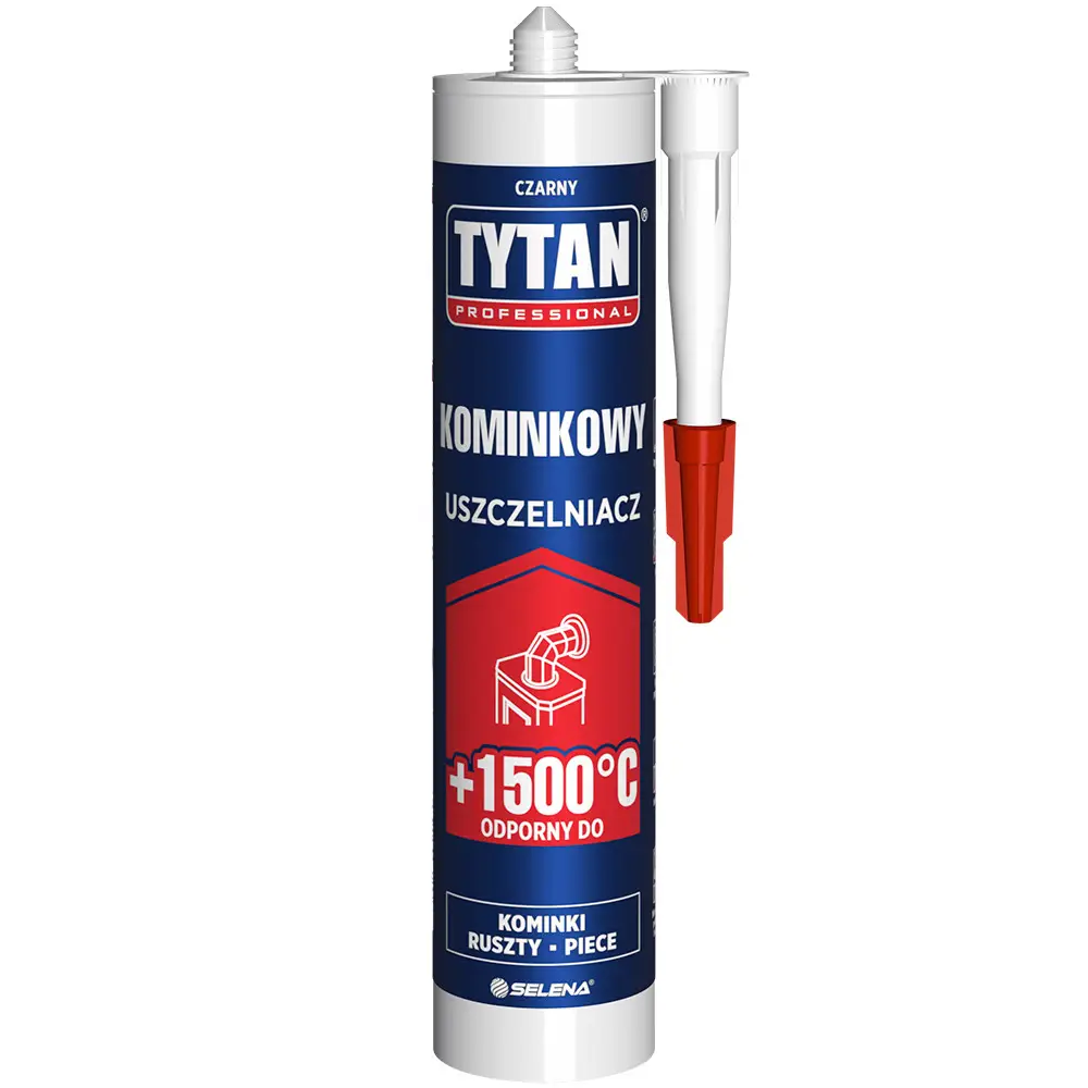TYTAN Герметик для камінів 310мл. чорний (1500°)
