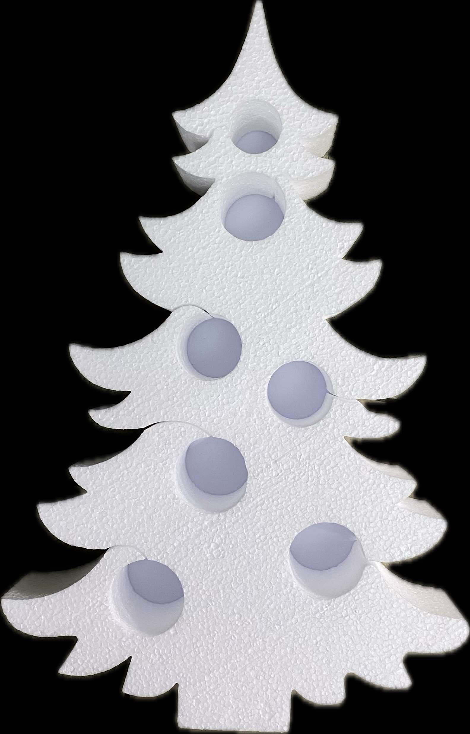 Ялинка №1  з отвором (8,0смх48см)